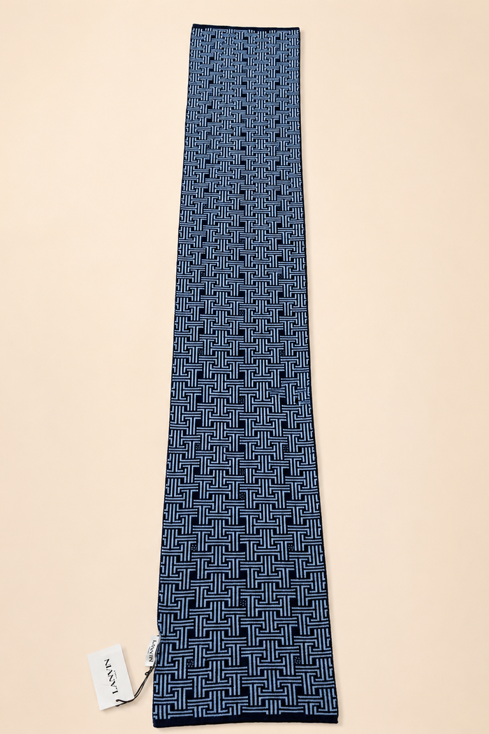 Lavin Two Tone Knit Scarf
