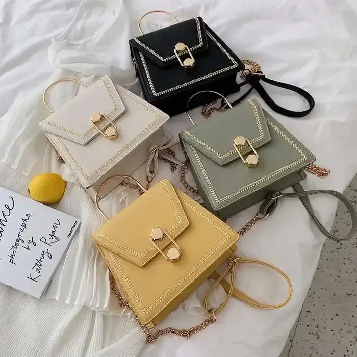 Leave Embroidered Clutch Handbags fashionnsio