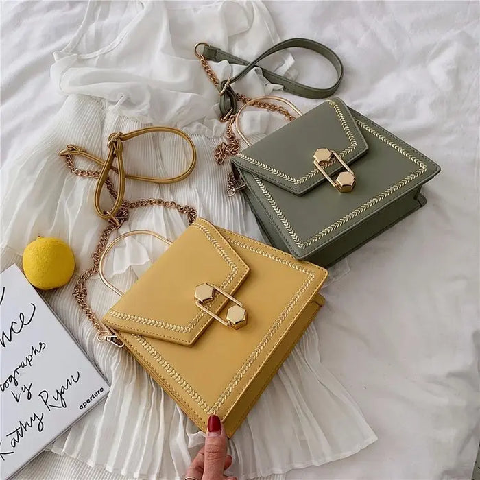Leave Embroidered Clutch Handbags fashionnsio