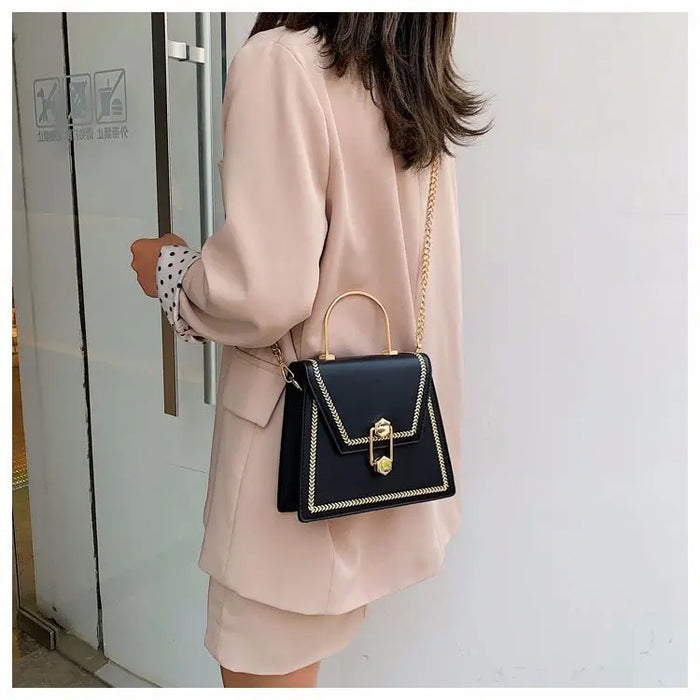Leave Embroidered Clutch Handbags fashionnsio