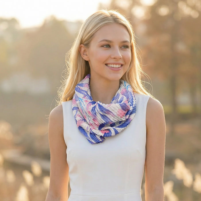 Let Love Bloom Magnetic Neck Scarf - Exclusive Design