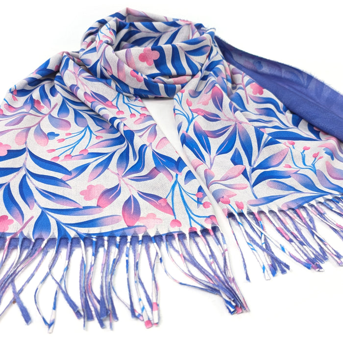 Let Love Bloom Pashmina Style Scarf (70x180cm) - Exclusive Design