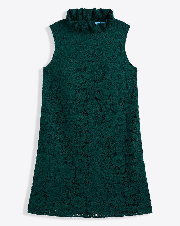 Lindsay Sleeveless Shift Dress in Lace