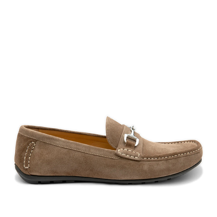 Loake - Hawthorn Driving Shoe in Flint Suede - Nigel Clare