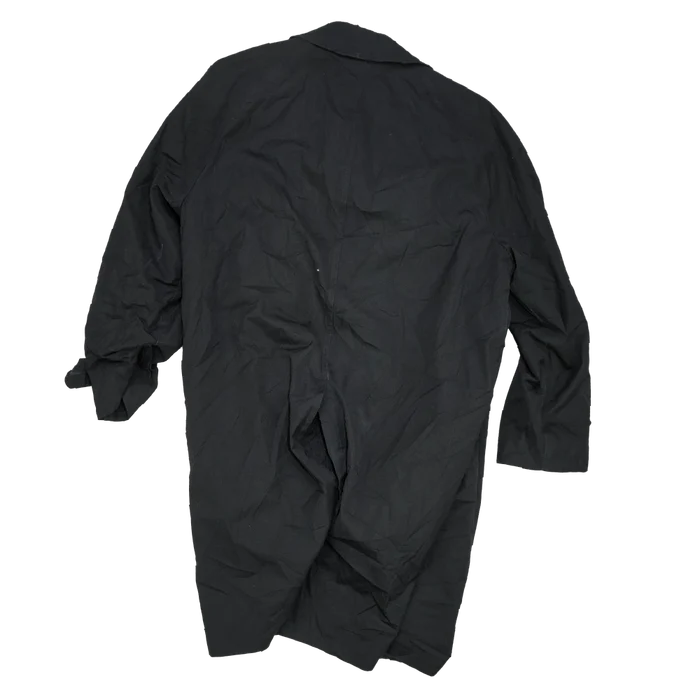 London Fog Black All Weather Coat - 46R, XLarge - Army & Outdoors - Great Coats