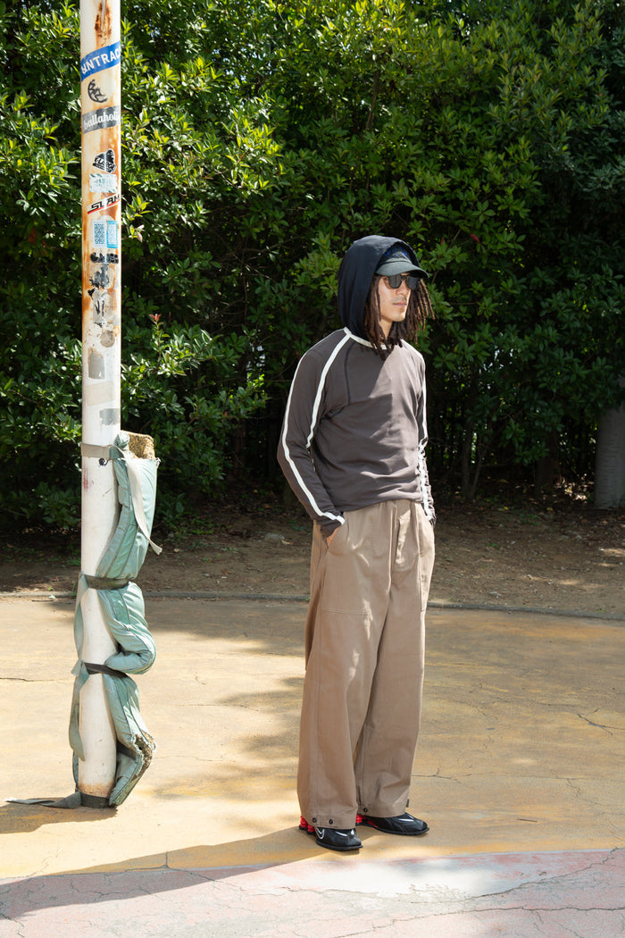 <<sale> > TUKI / over pants(0159) khaki</sale>