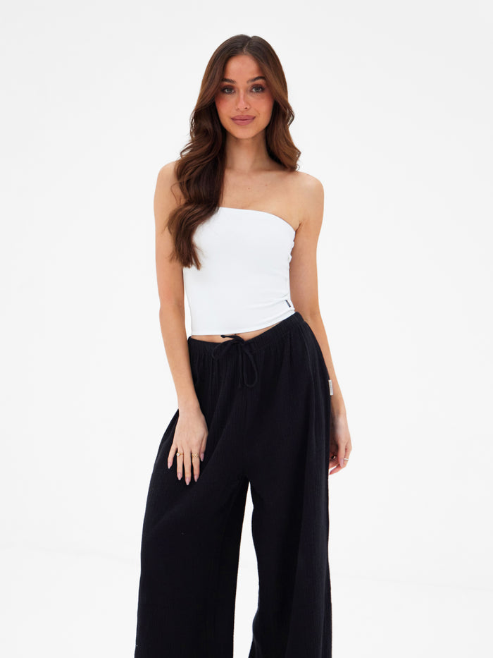 Lucia Bandeau Top - White