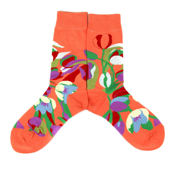 Flowers on Orange