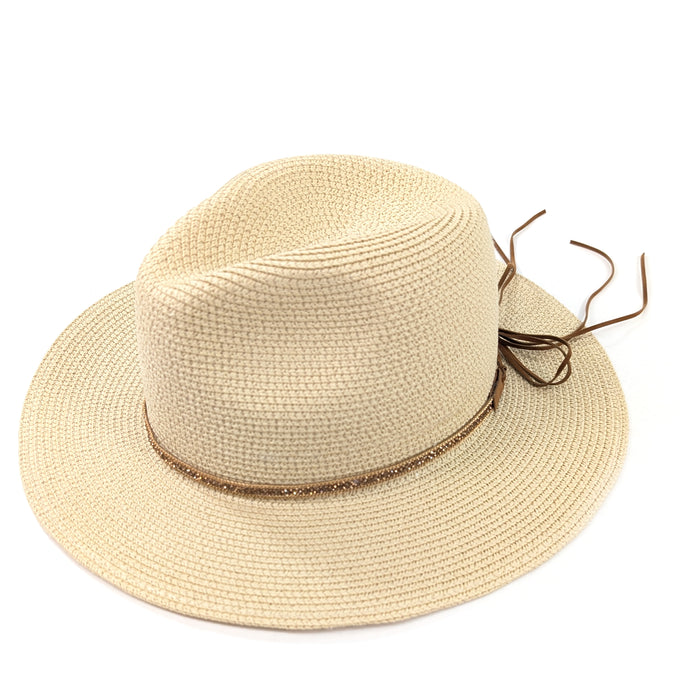Luna - Glittery Band Hat Accessory - Copper