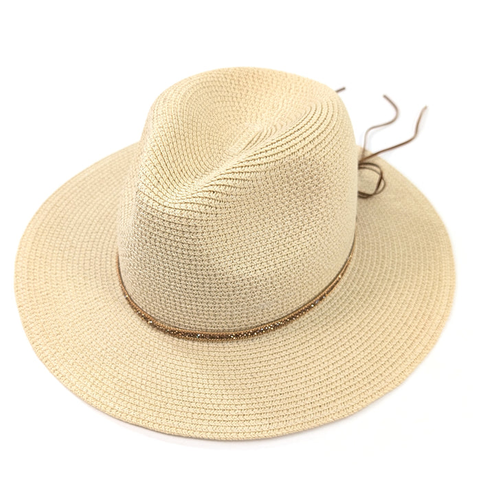 Luna - Glittery Band Hat Accessory - Copper