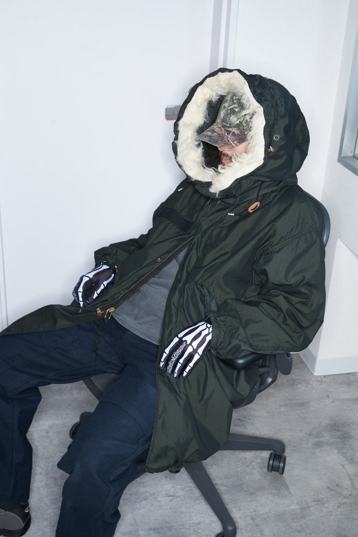 M-65 Fishtail Over-Dyed with Hood Black