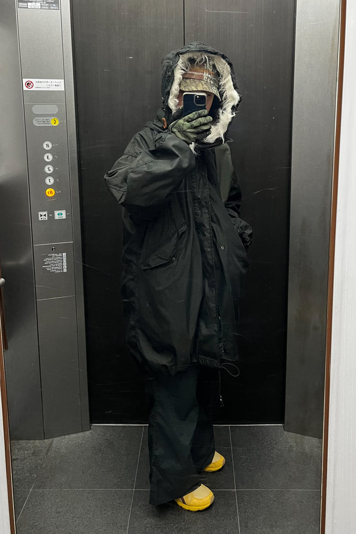 M-65 Fishtail Over-Dyed with Hood Black