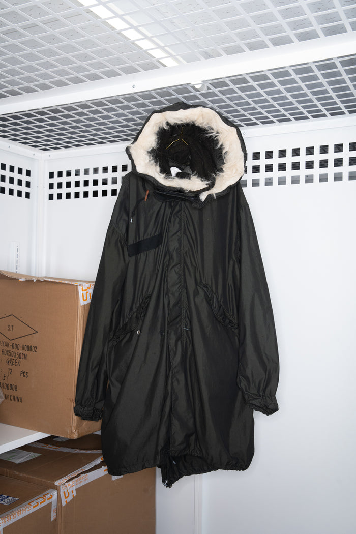 M-65 Fishtail Over-Dyed with Hood Black