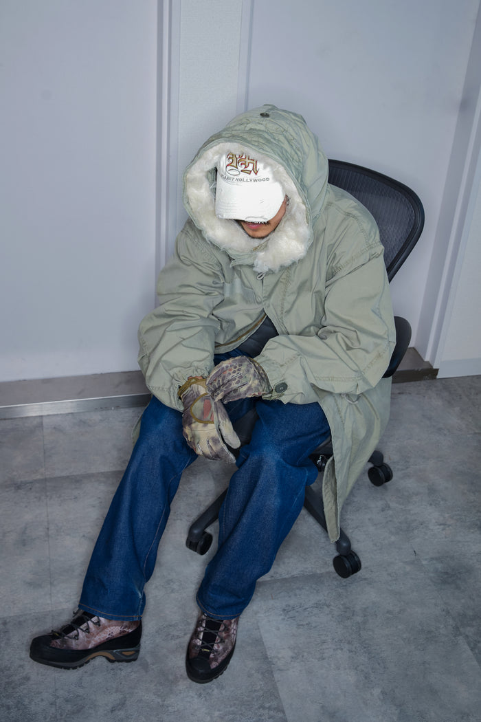 M-65 Fishtail Over-Dyed with Hood Bleach