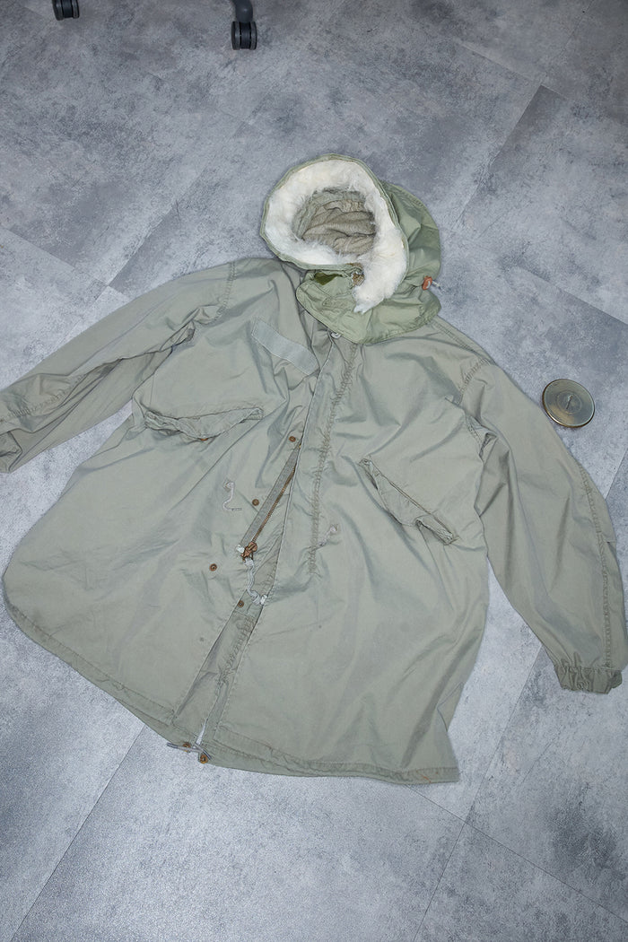M-65 Fishtail Over-Dyed with Hood Bleach