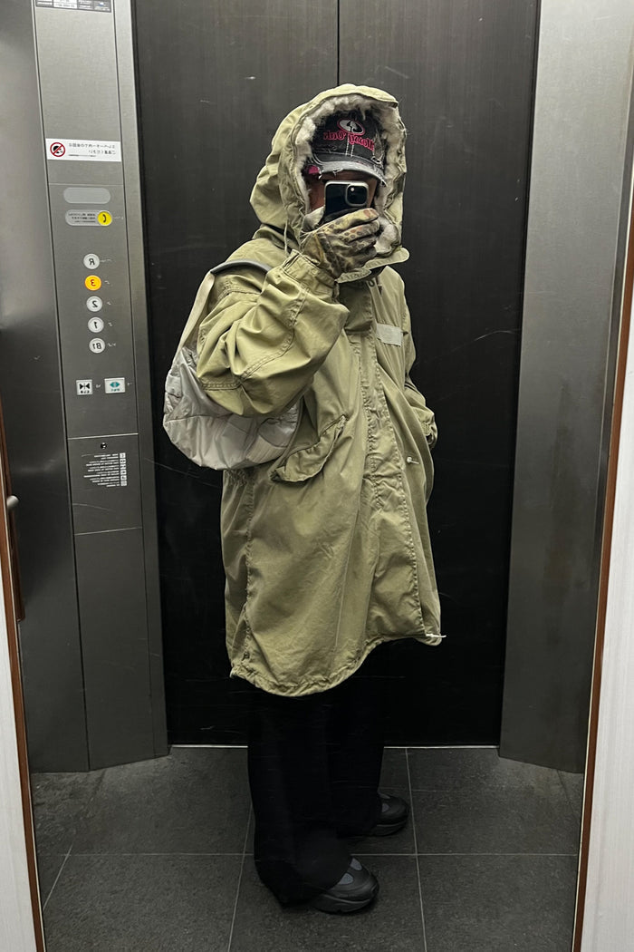 M-65 Fishtail Over-Dyed with Hood Bleach