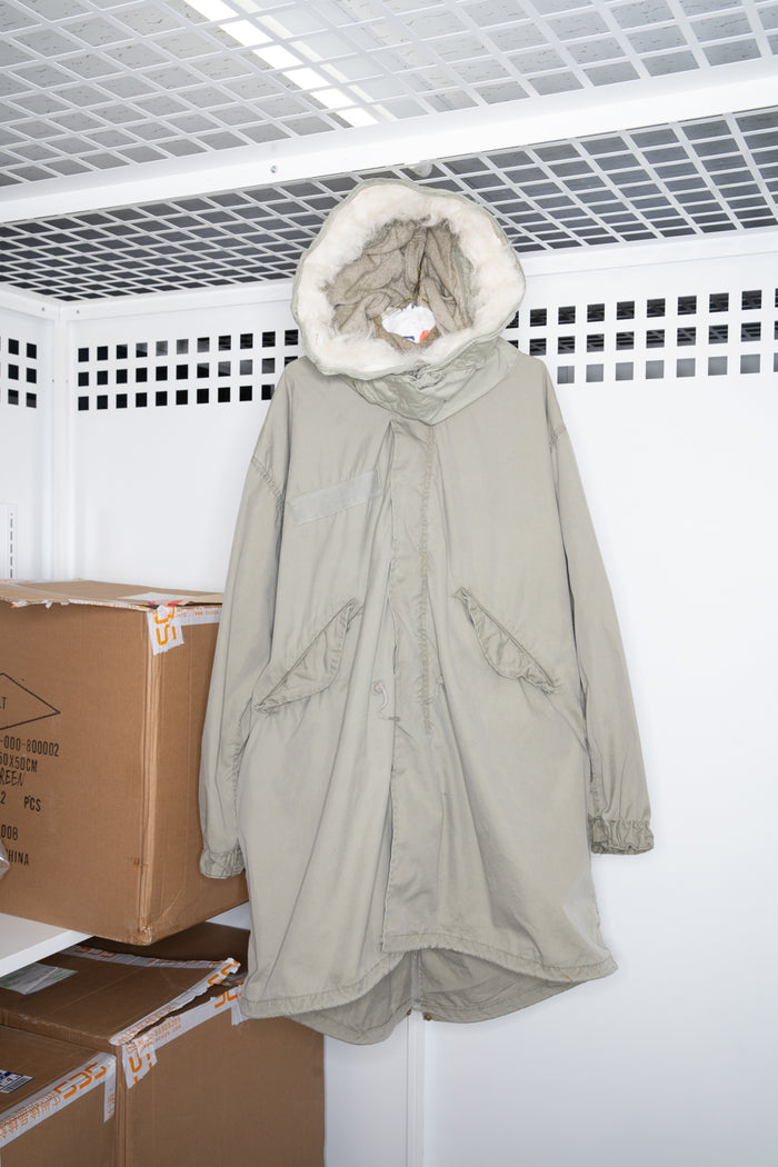 M-65 Fishtail Over-Dyed with Hood Bleach