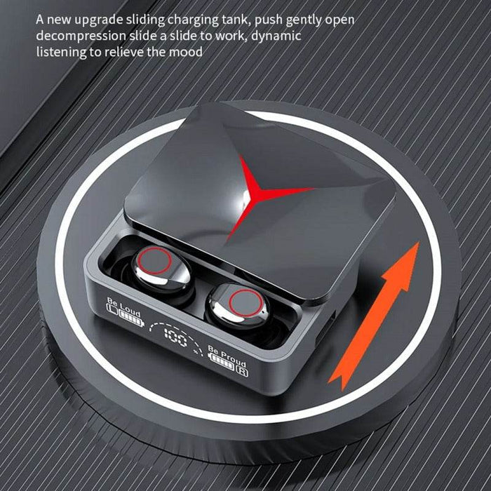 M90 Pro Stereo Bluetooth Wireless Earbuds With LED - Dubai Offers Today