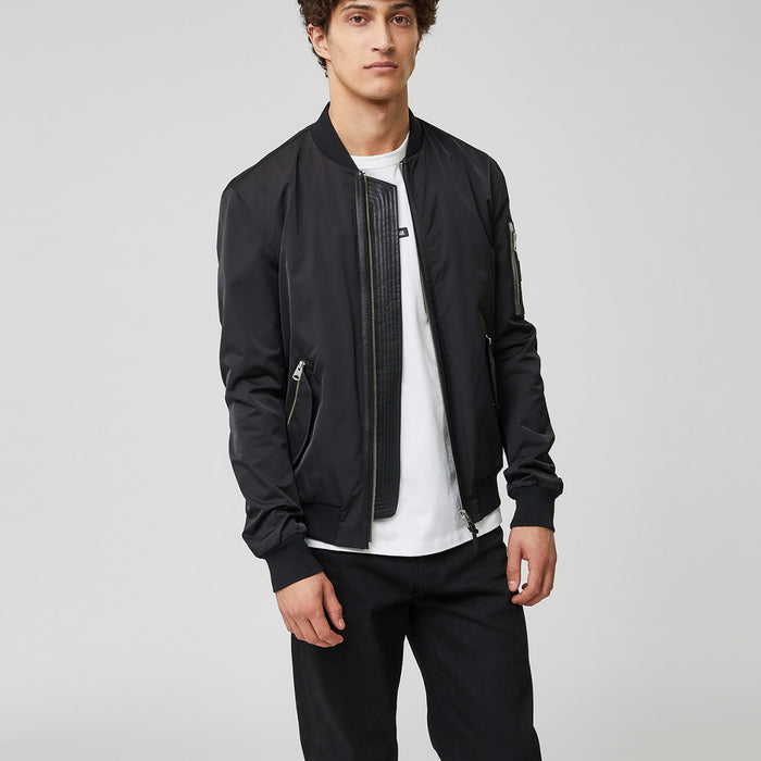 Mackage - Ragnar-R Bomber Jacket in Black - Nigel Clare