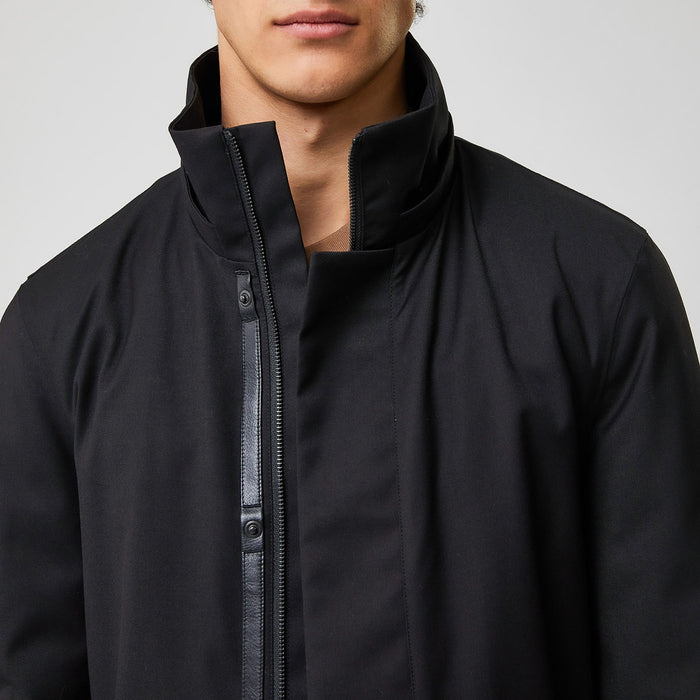 Mackage - Thorin-R Trench Coat with Removable Liner in Navy - Nigel Clare