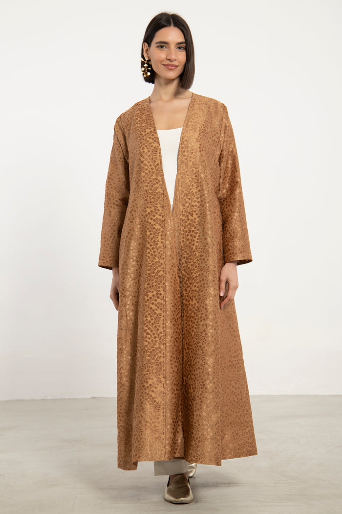 Malaki Silk Tan Coat