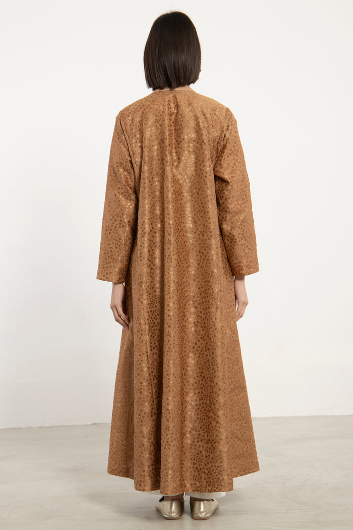 Malaki Silk Tan Coat