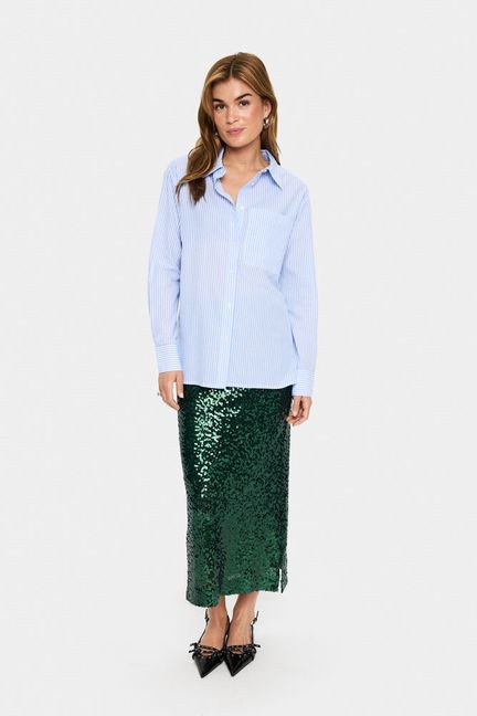 MarleySZ Shirt Chambray Blue