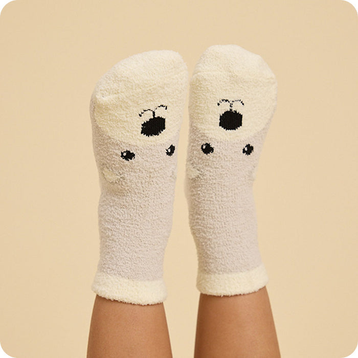 bear socks on boys feet
