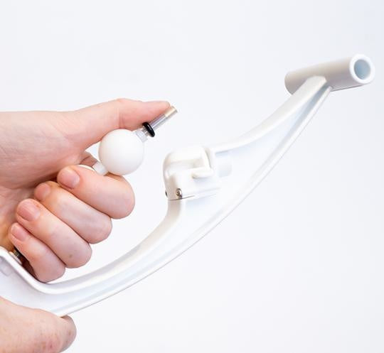 Massager with White Roller Attachment