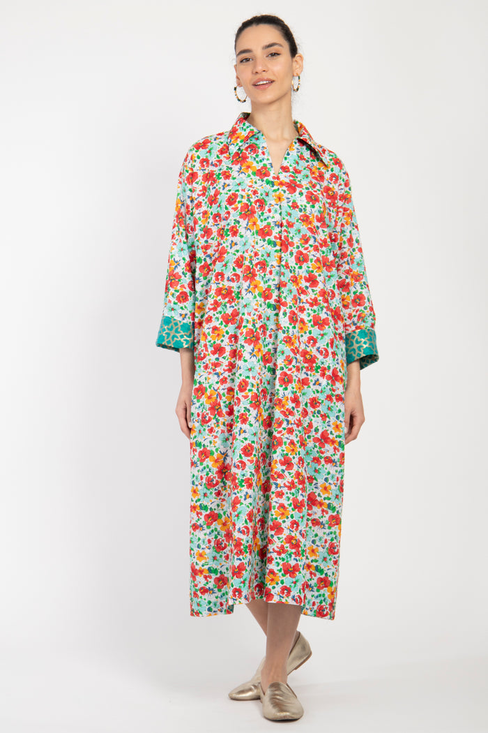 Mayssoun Cotton Floral Dress