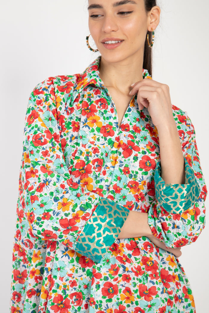Mayssoun Cotton Floral Dress