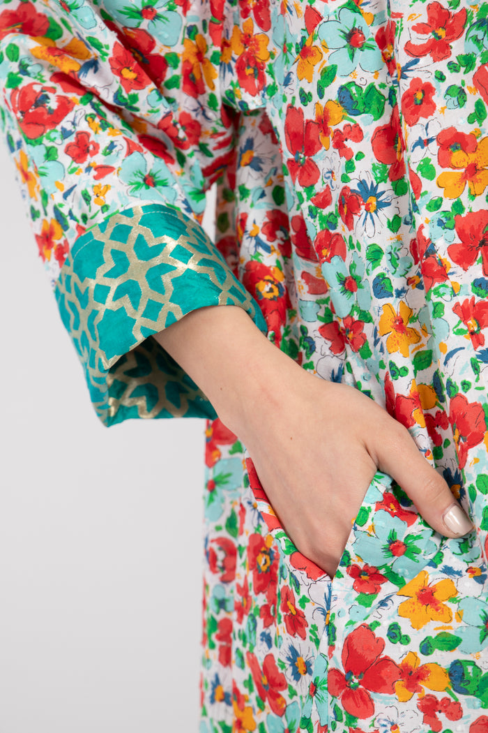 Mayssoun Cotton Floral Dress