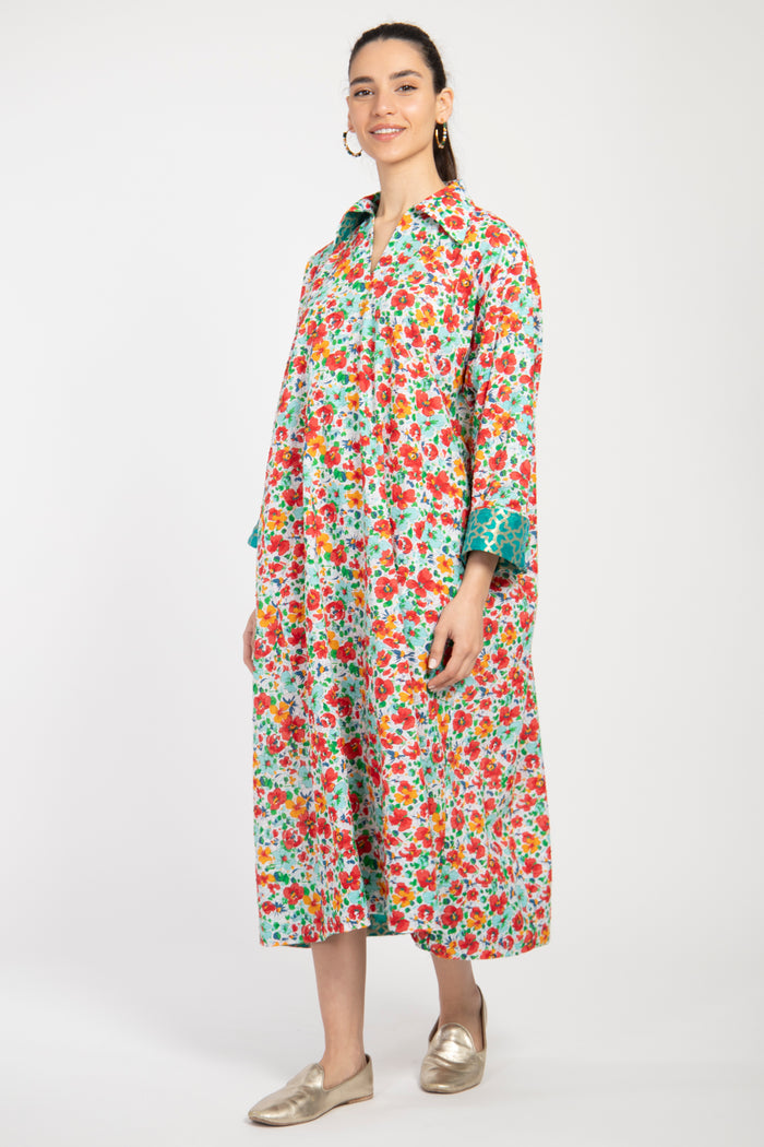 Mayssoun Cotton Floral Dress