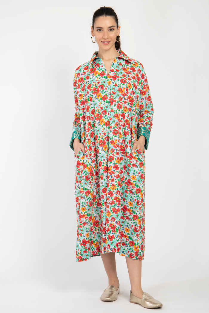 Mayssoun Cotton Floral Dress