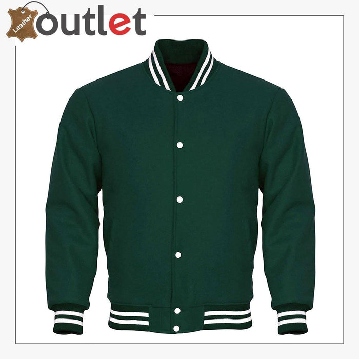 Mens Casual Pilot Jacket Lightweight Varsity Jacket