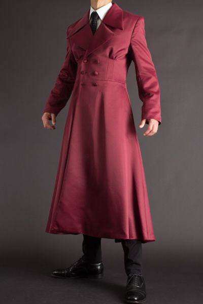 Mens Long Coat - Red - Dubai Offers Today