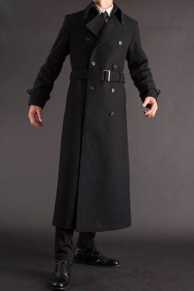 Mens Long Coat - White - Dubai Offers Today