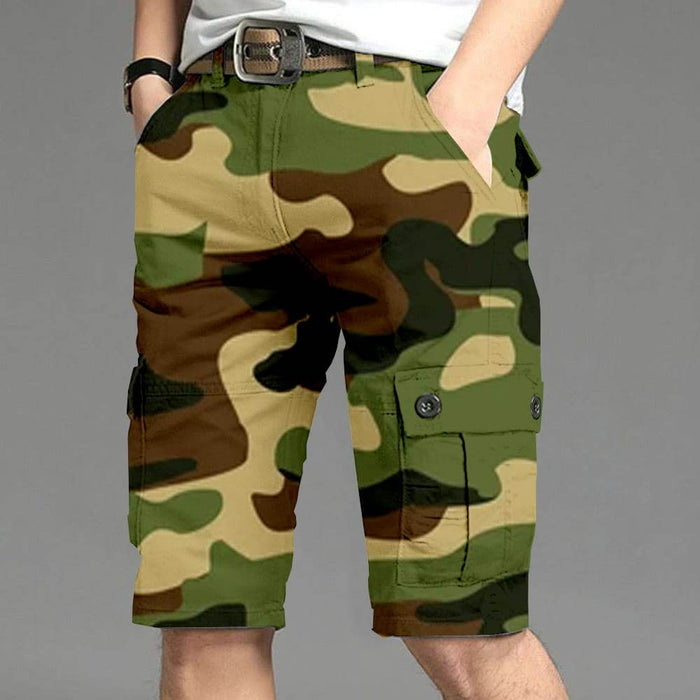 Mens Military Camouflage Cargo Shorts - Dubai Offers Today
