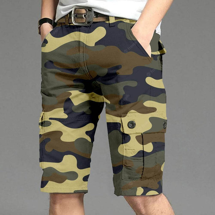 Mens Military Printed Cargo Shorts - Dubai Offers Today