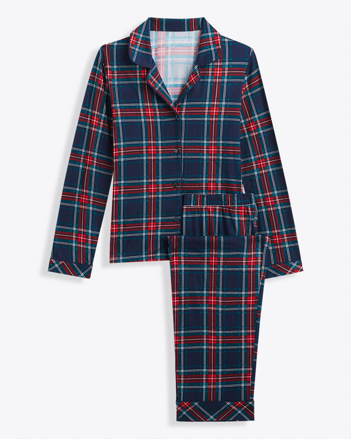 Men's Pajama Set in Georgia Plaid