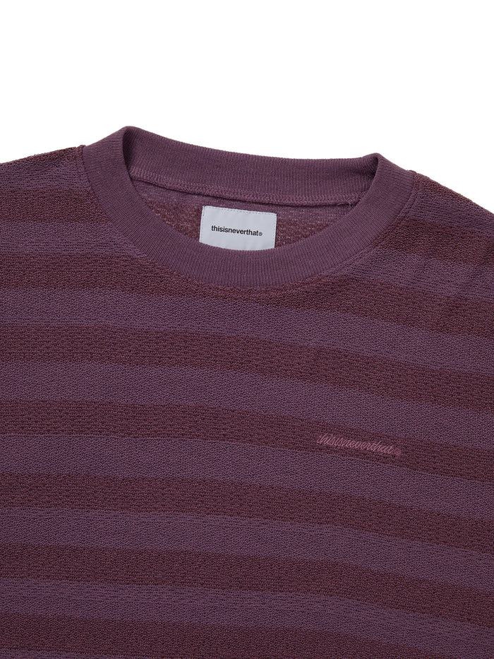 Mesh Striped W Crewneck
