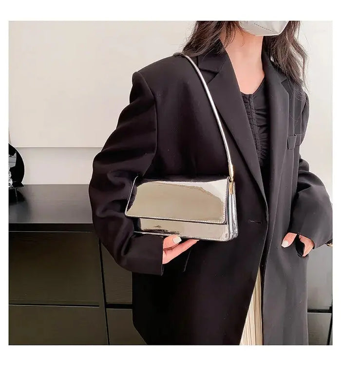Trendy Gloss Shoulder Bags fashionnsio