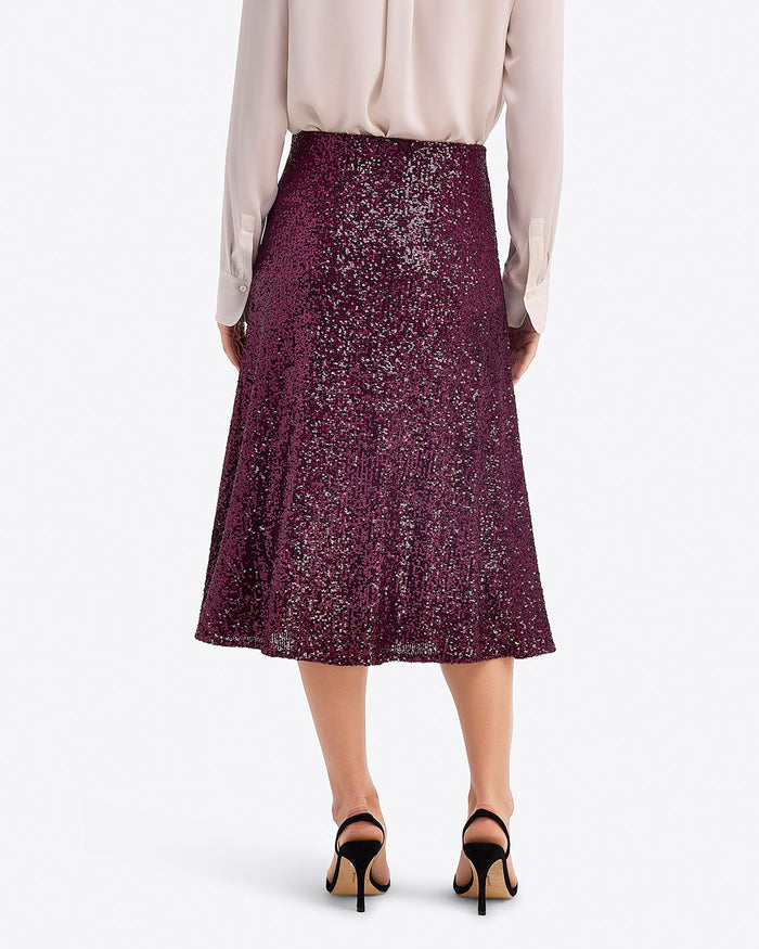 Midi Skirt in Sequins