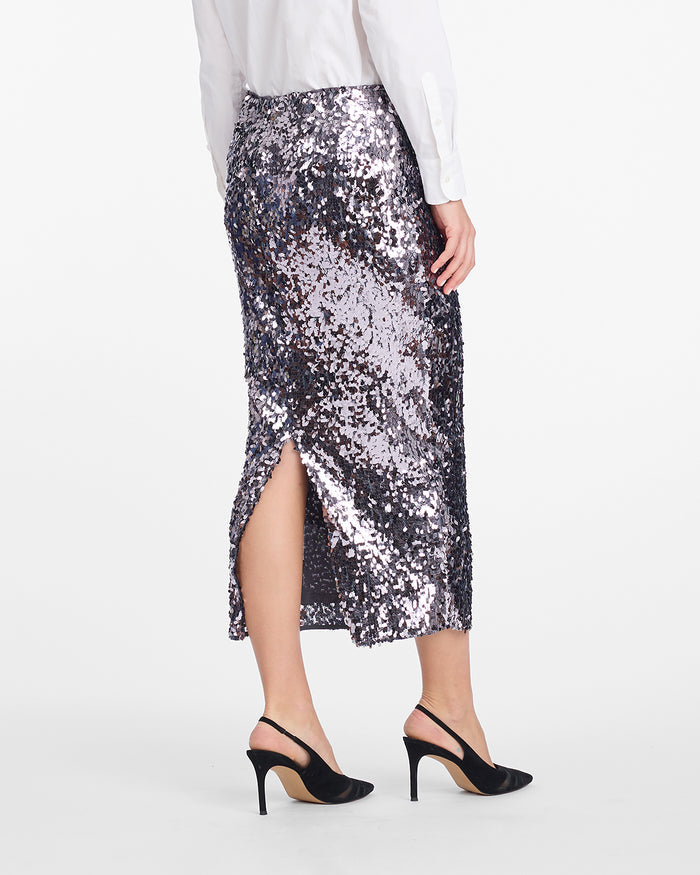 Midi Skirt in Sequins