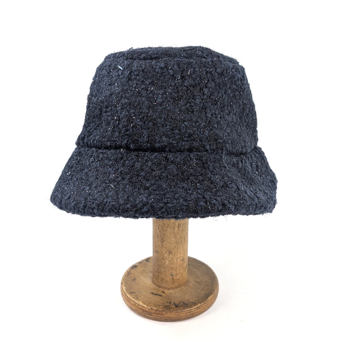 Midnight Sparkle Gift Set – Blue Teddy Hat & Gold Fleck Double Snood
