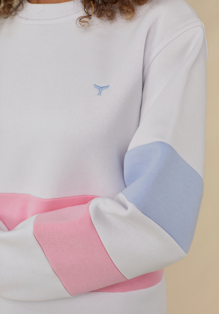 Minke Women's Sweatshirt - White - Whale Of A Time Clothing