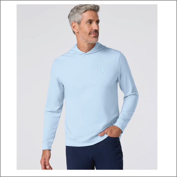 Mizzen & Main KPI Hoodie - Cloud Blue