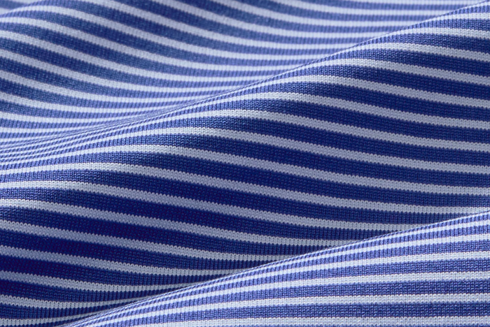 Mizzen & Main Versa SS Polo - Cobalt Balance Stripe