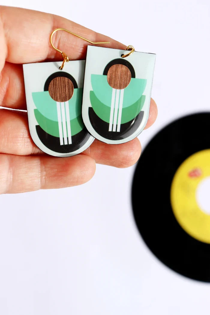 Modern Vinyl Earrings