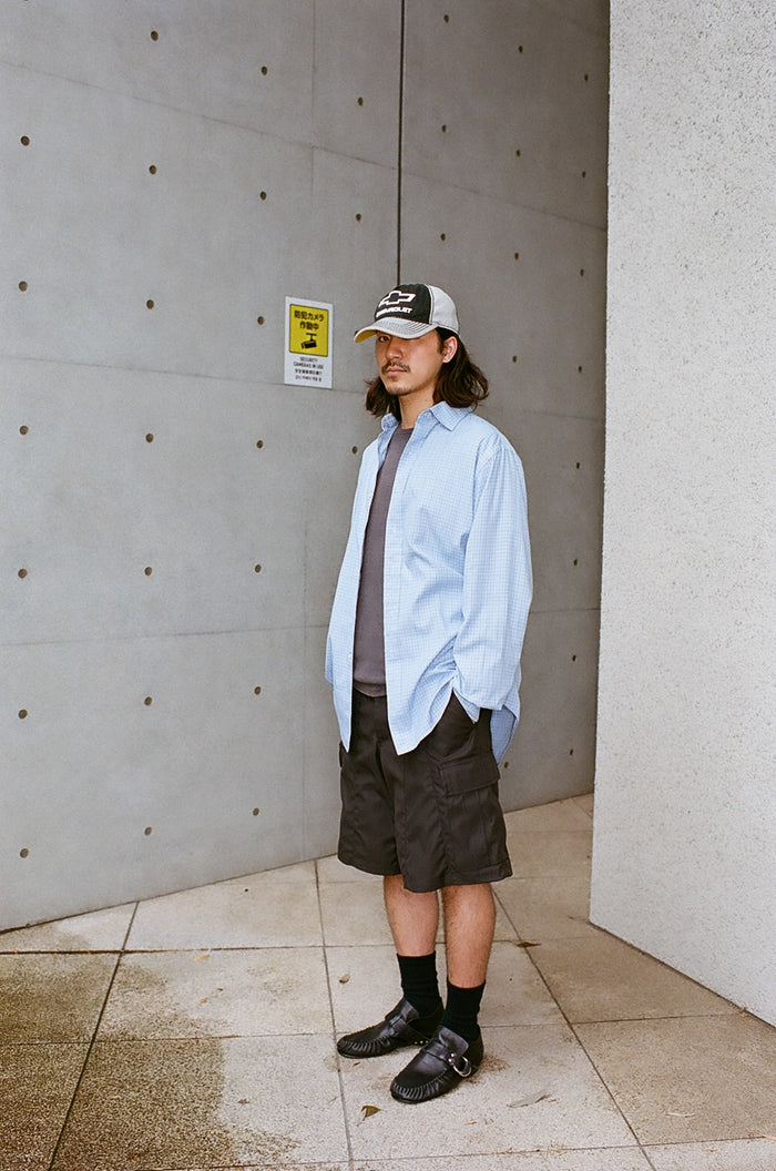 Modified Military Wide Cargo Shorts - Black